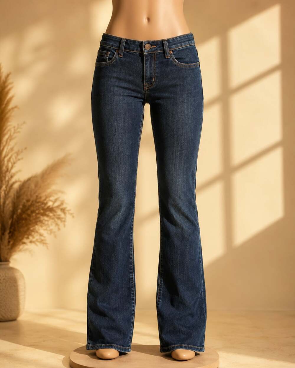 Cowgirl Tuff Just Tuff Jeans 27x33 Dark Wash Bootcut Stretch Western Rodeo Denim